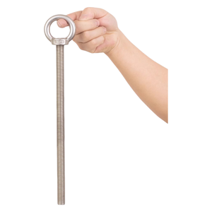Boulon à œil en acier inoxydable 304 allongé avec filetage M3/M4, norme DIN444, œil de mouton avec <span class=keywords><strong>anneau</strong></span>, longueur 10 mm/25 mm, vis à joint en boîte - Product Image 2