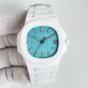 Pateks Montre automatique mécanique pour homme avec cadran lumineux, cristal saphir, bracelet en cuir, boîtier en métal, haute qualité, luxe, Philippe - Product Image 2