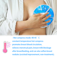 Livella Breast Gel Oreiller 3-en-1 Coussin de refroidissement Coussin thermique Allaitement Tire-lait Relaxant Flux de lait Stimulant Chaud Froid