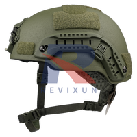 REVIXUN Factory ACH MICH 2002 Casque de protection de tête tactique Casque de combat en aramide/Kevla