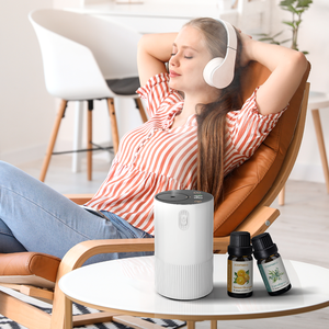 Wholesale Smart <b>Oil</b> Aromatherapy Machine 100% Pure <b>Oil</b> Compatibility Cordless Waterless Essential <b>Oil</b> Aroma <b>Diffuser</b> Nebulizing - Product Image 4