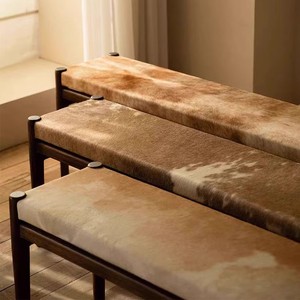 <span class=keywords><strong>In</strong></span> <span class=keywords><strong>legno</strong></span> massello camera da letto sgabello di design pelliccia tavolo da pranzo spiccioli elegante <span class=keywords><strong>panca</strong></span> per uso domestico - Product Image 2