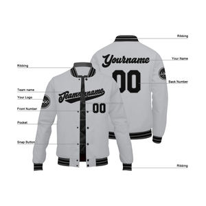 Chaquetas universitarias de lana personalizables, decoración de botones de cuello levantado, estilo Formal de invierno, bordado frontal, talla XS, OEM disponible - Product Image 3