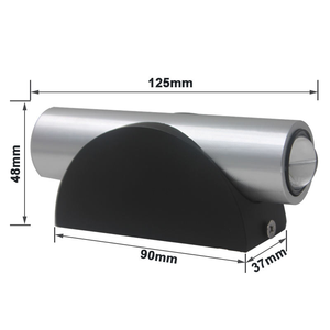 EU Standard 2W 6W up and Down Led Wall Lamp Down Sconce Room <b>Decoration</b> <b>Light</b> Indoor Short Straight Wall Lamp - Product Image 3