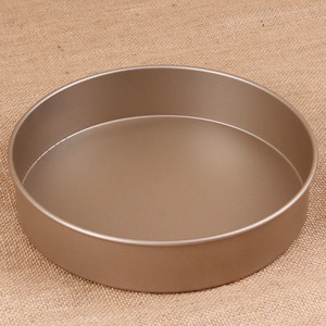 Square Cake Pan 6 8 9 Inch Non Stick Oven Safe Baking Dish Gold Color - Product Image 3