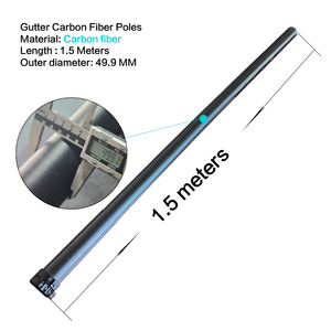 Barredora de suelo YYVAC, postes de fibra de carbono opcionales, máquina de limpieza de canalones de techo multifuncional - Product Image 2