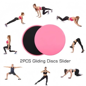 Discos Deslizantes para Pilates con Logotipo Personalizado, Discos de Ejercicio, Discos Deslizantes para Entrenamiento de Core, Placas Deslizantes Antideslizantes para Fitness - Product Image 1