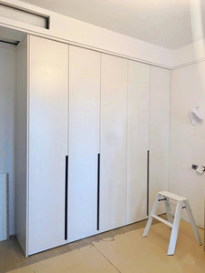 Armadio Moderno Personalizzabile con Porte in Vetro <span class=keywords><strong>e</strong></span> MDF, Mobile Durevole per Camera da Letto Progettato per Uso Domestico - Product Image 5
