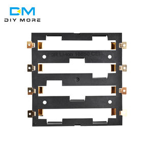 1x2x3x4x18650 serie di batterie titolare scatola di stoccaggio contenitore power bank con perni in bronzo goccia nave all'ingrosso - Product Image 2