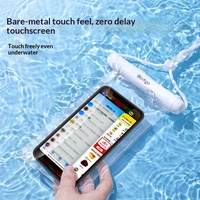 Sac de téléphone étanche à écran tactile pour la natation, la plongée, la plage, les sources chaudes