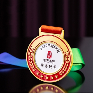 Thẻ bóng rổ Huy chương bạc Vàng tình nguyện lưu niệm pha lê huy chương - Product Image 3