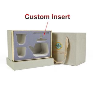 Boîtes en papier rigide biodégradables écologiques personnalisées avec doublure en éponge pour l'emballage du café, du thé, du matcha - Coffrets cadeaux personnalisés - Product Image 2