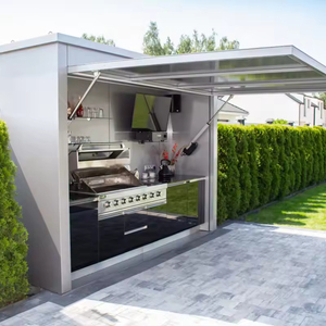 Mobili da <span class=keywords><strong>Cucina</strong></span> Professionali con Ante <span class=keywords><strong>in</strong></span> Vetro e Rivestimento <span class=keywords><strong>in</strong></span> <span class=keywords><strong>Formica</strong></span> - Product Image 4