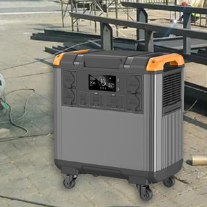 เครื่องจ่ายไฟสำรองกลางแจ้ง 3000W 5 กิโลวัตต์ชั่วโมง ระบบสำรองไฟฟ้าพลังงานสูง ระบบกักเก็บพลังงานแสงอาทิตย์แบบออลอินวัน 5000 วัตต์ชั่วโมง คลื่นไซน์บริสุทธิ์ MPPT - Product Image 2