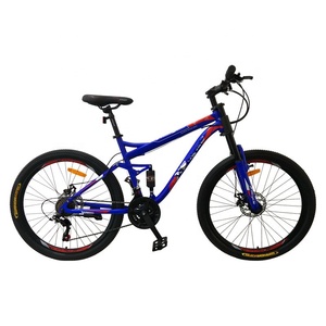 Bicicletta Mountain Bike 26\" a Doppia Sospensione <span class=keywords><strong>con</strong></span> 21 Velocità Forcella in Acciaio Freno a Disco - In Offerta! - Product Image 1