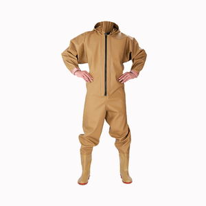 Costume imperméable en caoutchouc épaissi à pois costume de pataugeoire une pièce culotte en cuir de pêche <span class=keywords><strong>pantalon</strong></span> de pluie <span class=keywords><strong>pantalon</strong></span> <span class=keywords><strong>d</strong></span>'<span class=keywords><strong>eau</strong></span> - Product Image 5
