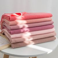 Écharpe longue style célébrité en cachemire, châle chaud pour femme coréenne, automne-hiver, style raffiné, écharpe musulmane