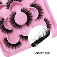 Cils en bande synthétiques effet vison pour débutantes, aspect naturel et vaporeux, cils volumineux de qualité supérieure pour le maquillage des yeux