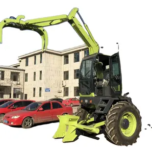 2021 new product 65KW Sugarcane loader Hydraulic walking machine Agricultural rotary sugarcane grasping equipment