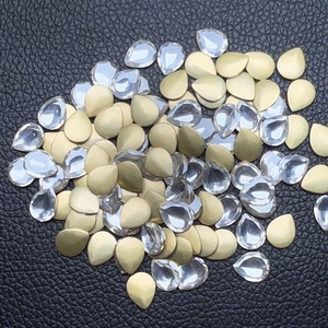 โรงงานอัญมณี HQ ผลิตเพชรคิวบิกเซอร์โคเนียแบบมีฟอยล์ ขายดีในอินเดีย หินคุนดัน โพลกี ลูกปัดเครื่องประดับคุนดัน - Product Image 3