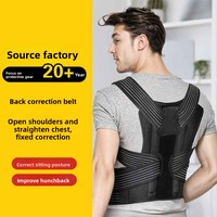 Ceinture de soutien lombaire ajustable pour adultes, correcteur de posture à compression, fournie directement par l'usine