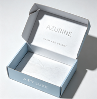 Boîte à courrier en carton ondulé avec logo personnalisé, estampage à chaud or rose, boîte cadeau en papier floral pour emballage de cosmétiques, soins de la peau et bijoux