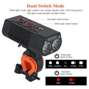 Ultra brillante USB recargable luz de la bici de poderoso <span class=keywords><strong>bicicleta</strong></span> <span class=keywords><strong>faro</strong></span> delantero <span class=keywords><strong>para</strong></span> carretera ciclismo de montaña - Product Image 2
