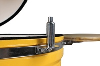 SEB KAMADO / STEEL BBQ Klarstein Kamado mit Oberlüftung, Seitentisch, Holzkohlegrillrost, Grillplatte, Ständer und Thermometer