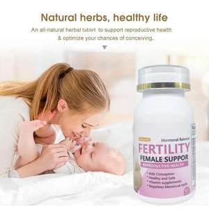 כמוסות פוריות לנשים - תערובת צמחים של אינוזיטול וחומצה פולית |   תוסף תזונה לתמיכה בפוריות לנשים הנמכר ביותר - Product Image 5