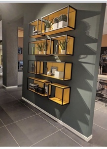 Thời trang mini LED chiếu sáng hiển thị đứng tủ tường Showcase cho trang sức đồng hồ nước hoa chân dung Túi đồ chơi - Product Image 2