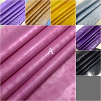 Bazin Riche kain brokat Jacquard Afrika kustom harga pabrik pola Batik tenun parfum untuk tirai anak laki-laki dan perempuan