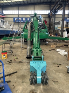 Amfibi Çok Amaçlı Nehir Tarama ve Kazı Gemisi, Konumlandırma Kazıkları ile - Product Image 1