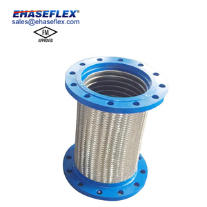 FM thép không gỉ bện Ống mặt bích kết nối kim loại linh hoạt nối ống phù hợp - Product Image 5