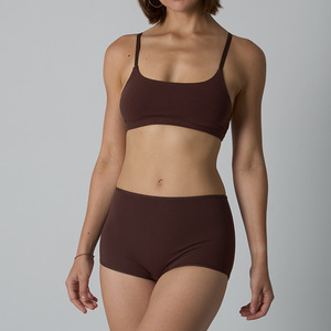 Set <span class=keywords><strong>Reggiseno</strong></span> Wireless a Vita Media in Misto <span class=keywords><strong>Cotone</strong></span>-Ammoniaca <span class=keywords><strong>con</strong></span> Scollo Quadrato, Bralette <span class=keywords><strong>con</strong></span> Spalline Regolabili, Set <span class=keywords><strong>Reggiseno</strong></span> da Indossare Ogni Giorno - Product Image 1