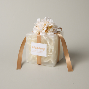 Customized candy box ins style empty box high-end creative wedding transparent gift box
