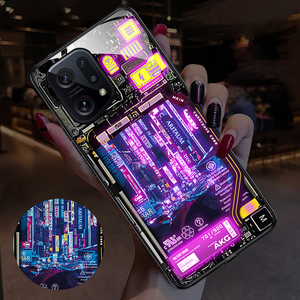 Patterned Luminous Mobile Phone <strong>case</strong> for oPPO Fine X5 Pro Reno7 6 5 Pro <strong>Realme</strong> OnePlus Smart Light Phone <strong>case</strong> - Product Image 6