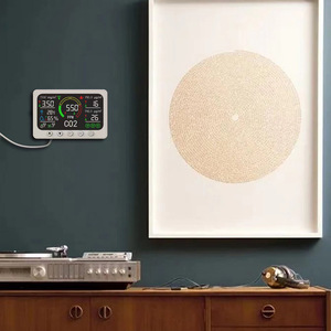 Air Quality Monitor ZN-PT02 LCD Display CO2 PM2.5 Temperature Humidity Sensor Indoor Use - Product Image 1