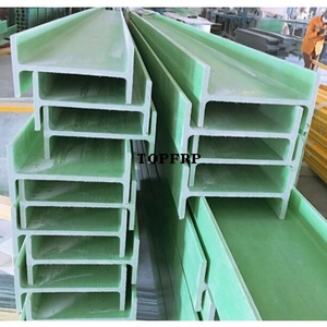 วัสดุคอมโพสิตความแข็งแรงสูง โปรไฟล์ FRP แบบพัลทรูชั่น คาน FRP รูปตัวไอ - Product Image 3