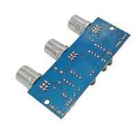 DC 10V-24V 22Hz-300Hz NE5532 alimentation unique plaque filtrante passe-bas Subwoofer 2.1 canal préamplificateur Module de carte préampli