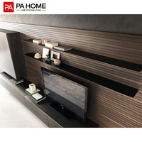 PINAI Besar 75 Inci Desain Cerdas Baru Gambar Dudukan Tv Kayu Modern