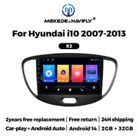 Système stéréo de voiture Navifly Écran tactile intégré Car-play Auto Autoradio Android X1 X2 pour Hyundai I10 Support BT DSP GPS WIFI