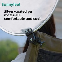 Chaise de jardin moderne, chaise de plage pliable, chaise de camping, parasol portable, accessoires de protection solaire