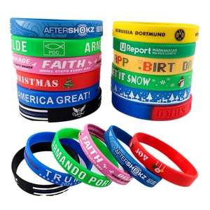 Bracelets en PVC transparent, caoutchouc et silicone personnalisables avec logo, pour sublimation, vente en gros, pour cadeaux promotionnels - Product Image 1