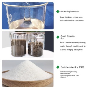 Polyacrylamide Pam bột than hoạt tính Anionic cation nonionic flocculant cho xử lý kết tủa nước thải đóng gói - Product Image 3