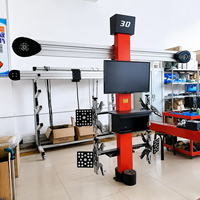 Machine d'alignement 3D complète personnalisée avec pont élévateur 4 colonnes pour alignement professionnel des pneus et levage de véhicules
