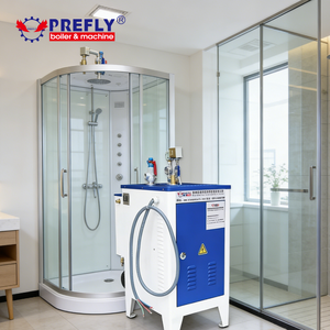 Générateur de vapeur électrique compact tout-en-un pour hammam domestique, chaudière de douche, 3 kW, contrôle numérique - Product Image 1