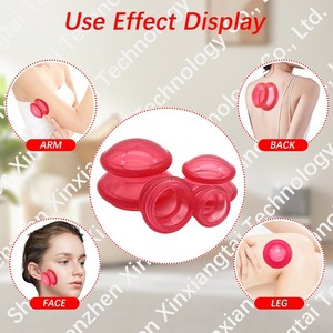 Set terapi bekam Anti selulit, cangkir pijat silikon, cangkir hisap vakum untuk selulit nyeri otot, titik pemicu penghilang rasa sakit - Product Image 5