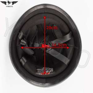 Casco Abierto Retro YHMOTO para Motocicleta, Scooter, Cruiser, Homologado por DOT, para Adultos - Product Image 6