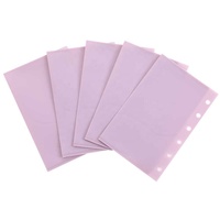 Sobres/Bolsas de PVC Transparentes/Esmerilados de la Marca Hongbo HS ZHEJIANG, con Ranura para Tarjetas, para Agenda de 6 Anillas Tamaño A7