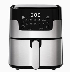 Friteuse à air intelligente à écran tactile 5-6L en plastique, sans huile, avec fenêtre d'observation et panier antiadhésif pour usage domestique et hôtelier - Product Image 5